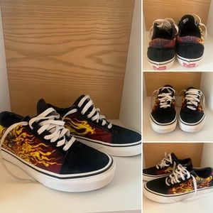 Vans Mens Old School Samurai Rising  Sneakers🔥